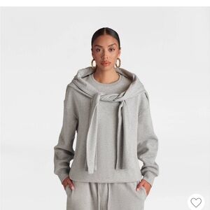 Women's Gray Elevated Sweatshirt